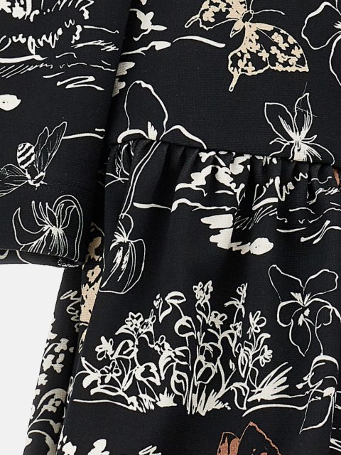 Чёрное платье MONNALISA: фото 2 - Invogue