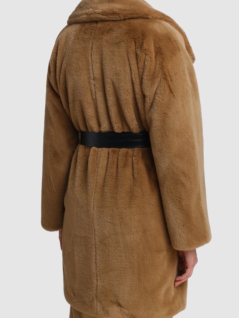 Коричневая шуба MARELLA: фото 7 - Invogue