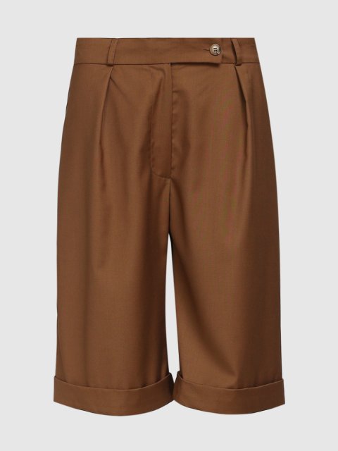 Коричневые шорты OLENICH: фото - Invogue