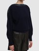 Тёмно-синий свитер Sportmax: фото 3 - Invogue