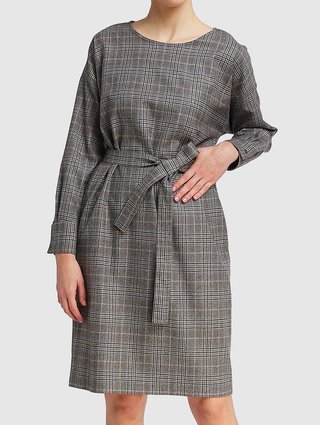 Коричневое платье WEEKEND MAX MARA: фото 3 - Invogue
