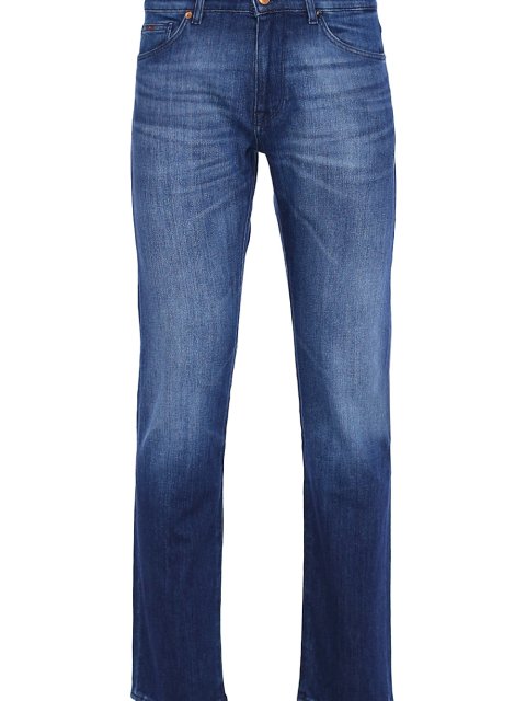 Синие джинсы BOSS: фото - Invogue