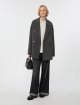 Темно-сіре пальто MAX MARA вовняне: фото 1 - Invogue
