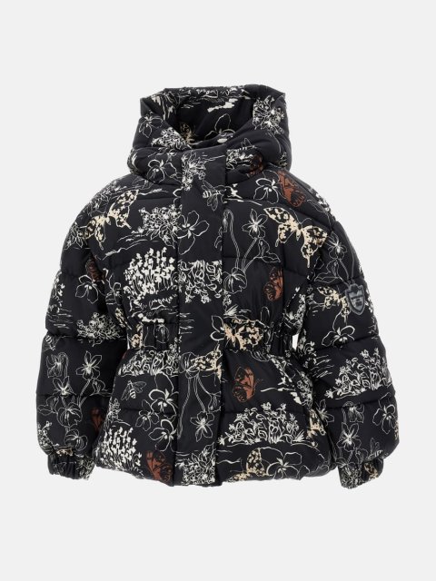 Черное пальто MONNALISA: фото - Invogue