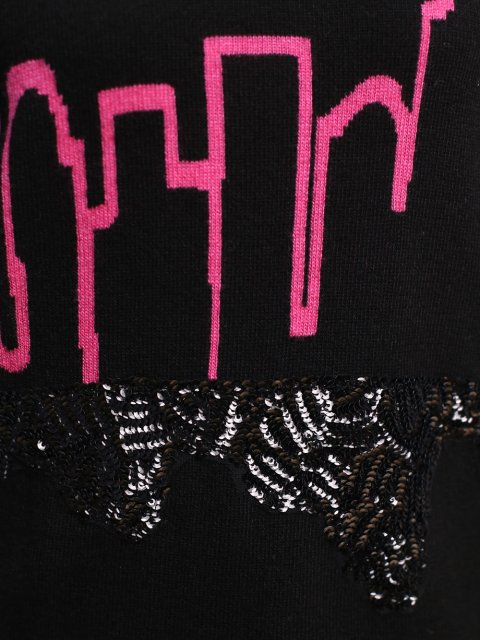 Чёрный свитер I BLUES: фото 6 - Invogue