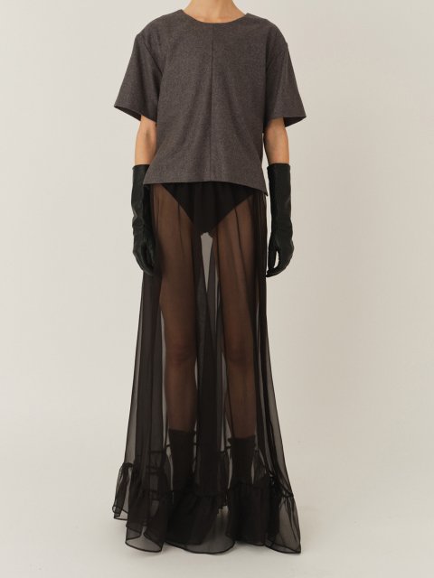 Чорна спідниця The Garment з шовку: фото 1 - Invogue