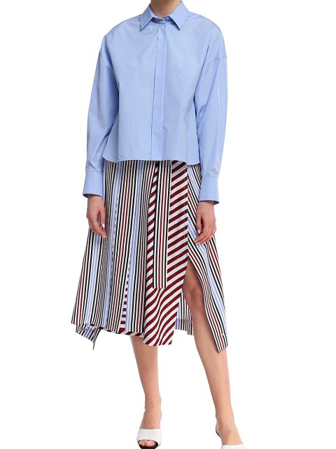 Блакитна сорочка SPORTMAX : фото 3 - Invogue