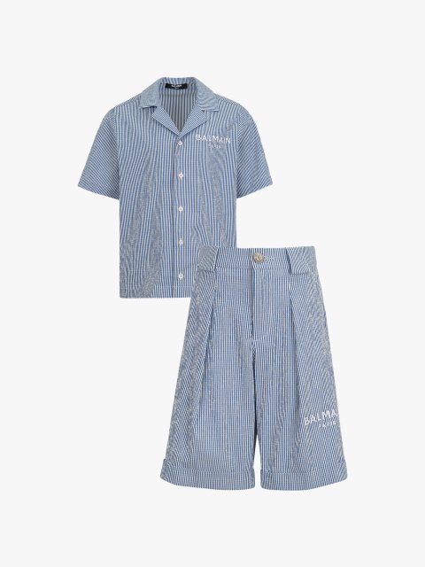 Костюм BALMAIN KIDS з суміші бавовни: фото - Invogue