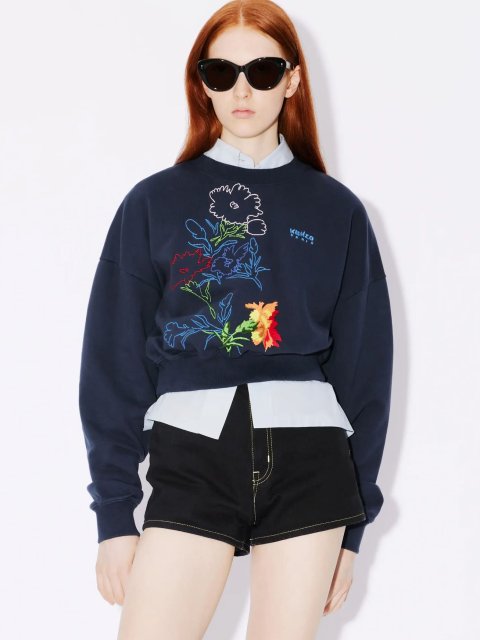 Синий свитер KENZO: фото 1 - Invogue