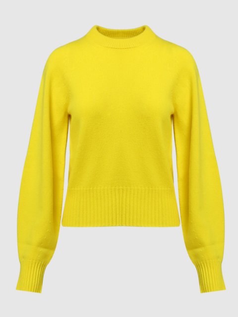 Жёлтый свитер SPORTMAX: фото - Invogue
