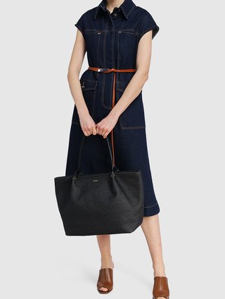 Чёрная сумка MAX MARA: фото 1 - Invogue