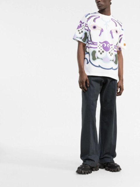 Белая футболка KENZO: фото 1 - Invogue