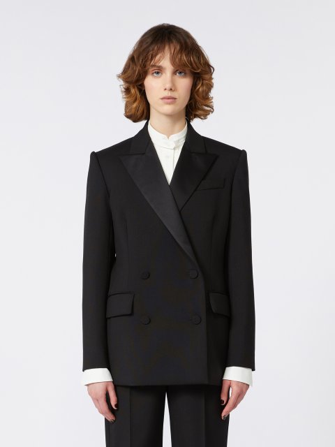 Чорний жакет WEEKEND MAX MARA з вовни: фото 2 - Invogue