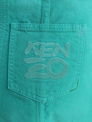 Бірюзова спідниця KENZO : фото 7 - Invogue