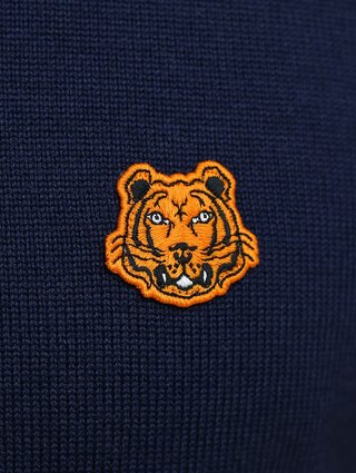 Синий свитер KENZO: фото 5 - Invogue