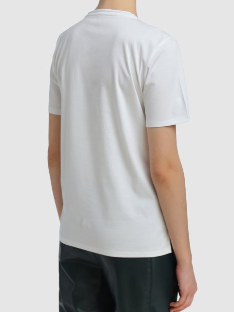 Молочная футболка MARC CAIN: фото 4 - Invogue