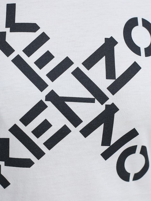 Белая футболка KENZO: фото 5 - Invogue
