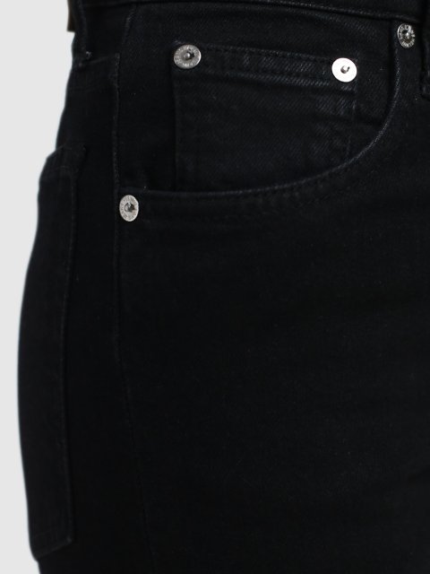 Чёрные джинсы HELMUT LANG: фото 5 - Invogue