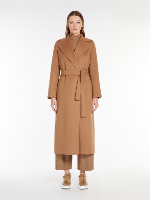 Темно-бежеве пальто MAX MARA з вовни: фото 2 - Invogue