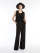 Чорні брюки Weekend Max Mara з віскози та льону: фото 1 - Invogue