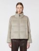 Бежевий пуховик MAX MARA кашеміровий: фото 2 - Invogue