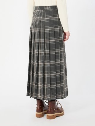 Тёмно-серая юбка Weekend Max Mara из шерсти и полиэстера: фото 3 - Invogue