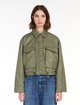 Куртка кольору хакі WEEKEND MAX MARA двостороння: фото 1 - Invogue