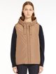 Коричневый жилет MAX MARA с капюшоном: фото 2 - Invogue