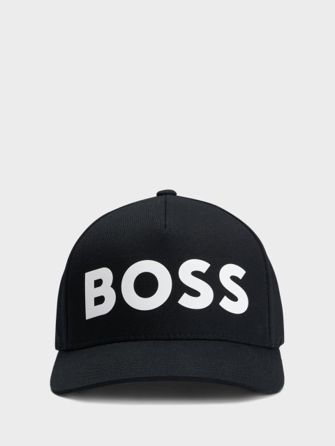 Чёрная кепка BOSS: фото - Invogue