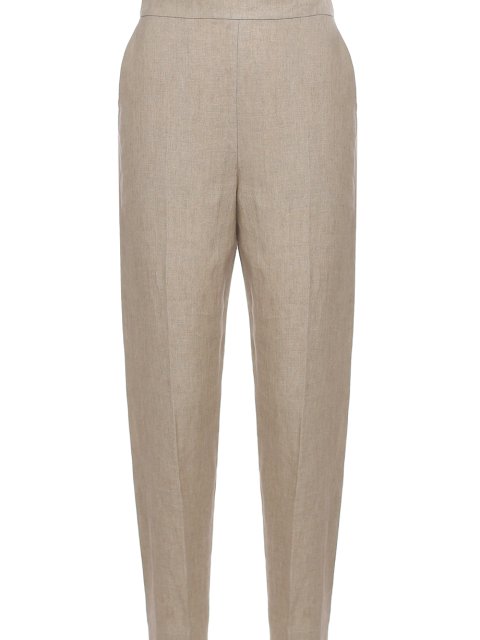 Бежевые брюки MAX&CO: фото - Invogue