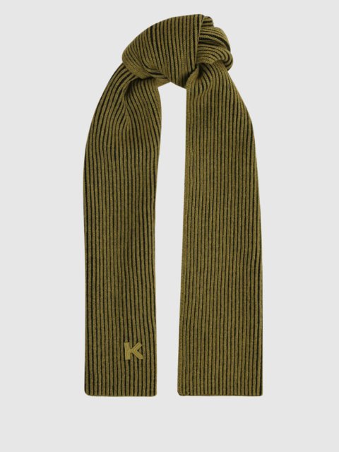 Зелёный шарф KENZO: фото - Invogue