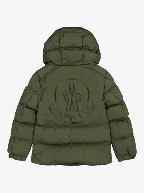 Зеленая куртка MONCLER ENFANT: фото 1 - Invogue
