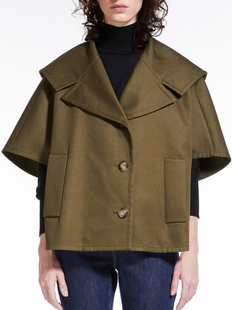 Зелене пончо MAX MARA : фото 1 - Invogue