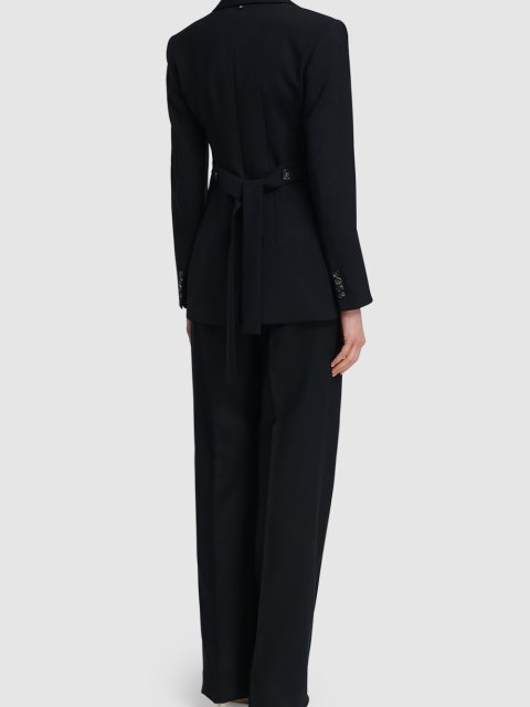 Чёрные брюки SPORTMAX: фото 2 - Invogue