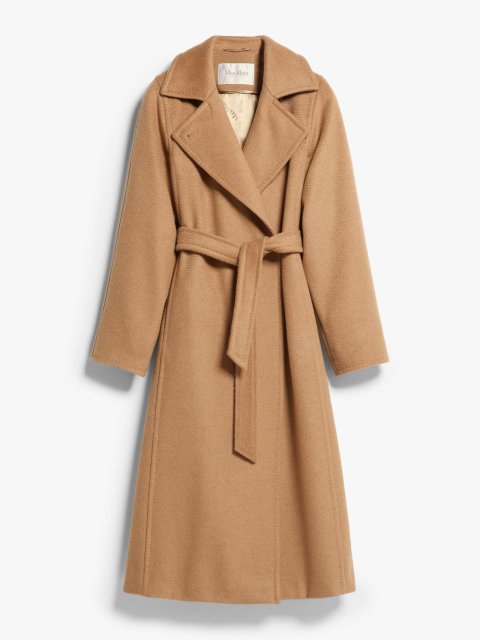 Темно-бежеве пальто MAX MARA з верблюжої вовни: фото - Invogue