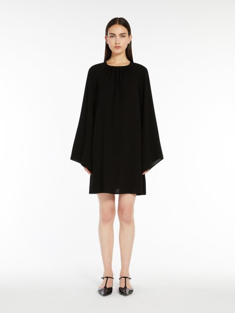 Чорна сукня Max Mara з каді: фото 3 - Invogue
