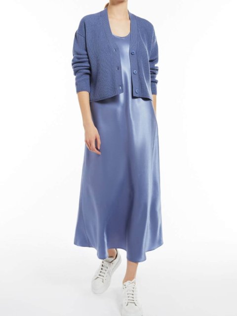 Синее платье MAX MARA: фото 3 - Invogue