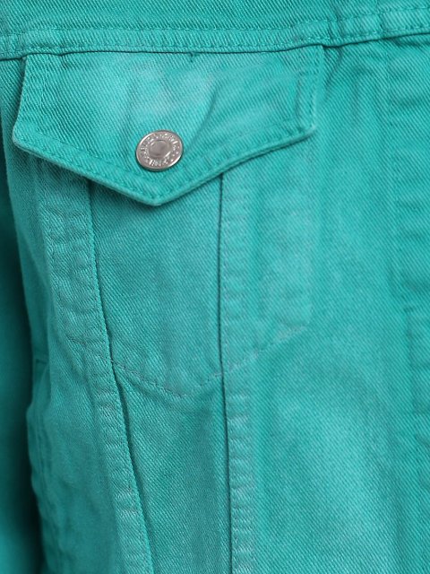 Бирюзовая куртка KENZO: фото 5 - Invogue