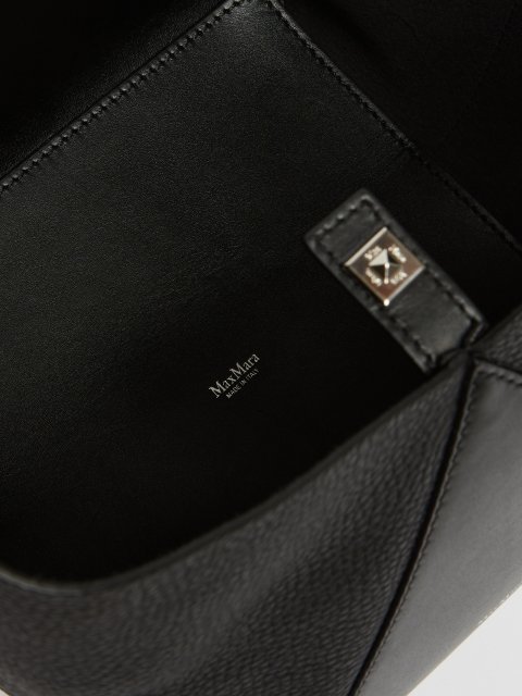 Чорна сумка Max Mara з квадратною основою: фото 4 - Invogue
