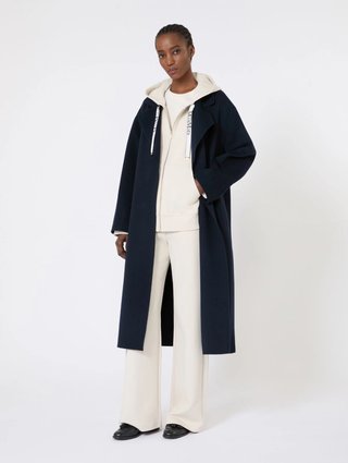 Кремовое худи MAX MARA на молнии: фото 1 - Invogue