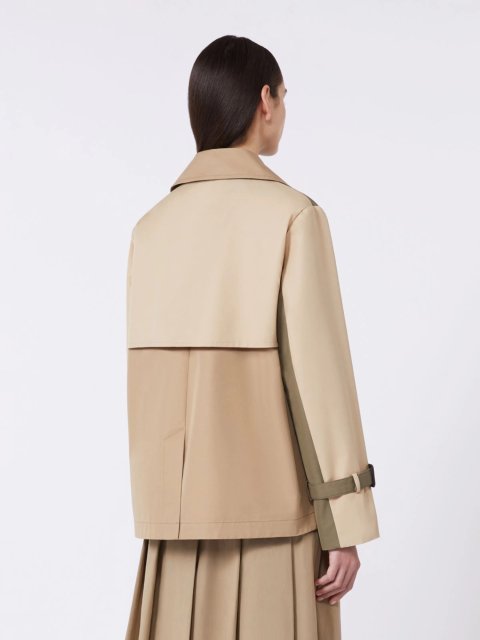 Гірчичний плащ WEEKEND MAX MARA укорочений: фото 3 - Invogue