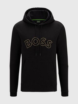 Черное худи BOSS: фото - Invogue