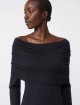 Темно-синий свитер MAX MARA из кашемировой пряжи: фото 4 - Invogue