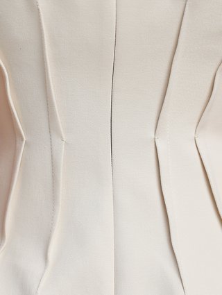 Молочное платье Sportmax: фото 6 - Invogue