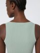 Зелёный топ Max Mara из вискозы и полиэстера: фото 4 - Invogue