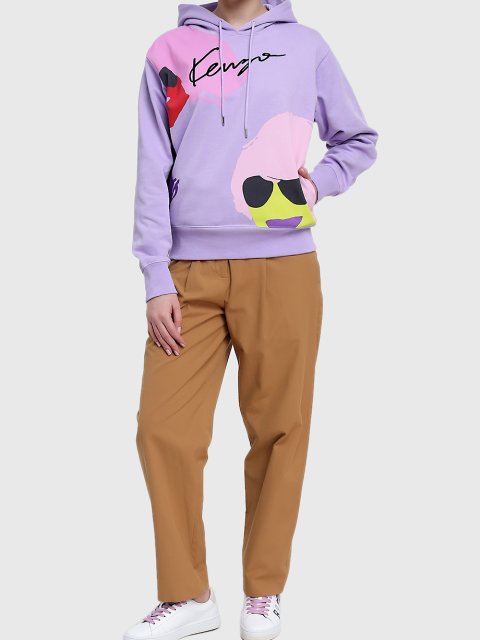 Коричневі брюки KENZO : фото 1 - Invogue