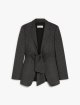 Темно-сірий жакет Max Mara з поясом: фото - Invogue