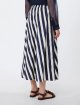 Юбка в полоску Weekend Max Mara из хлопкового поплина: фото 3 - Invogue