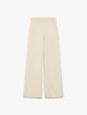 Кремові брюки WEEKEND MAX MARA з суміші вовни: фото - Invogue