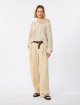 Бежевий светр Max Mara з бавовняної пряжі: фото 1 - Invogue